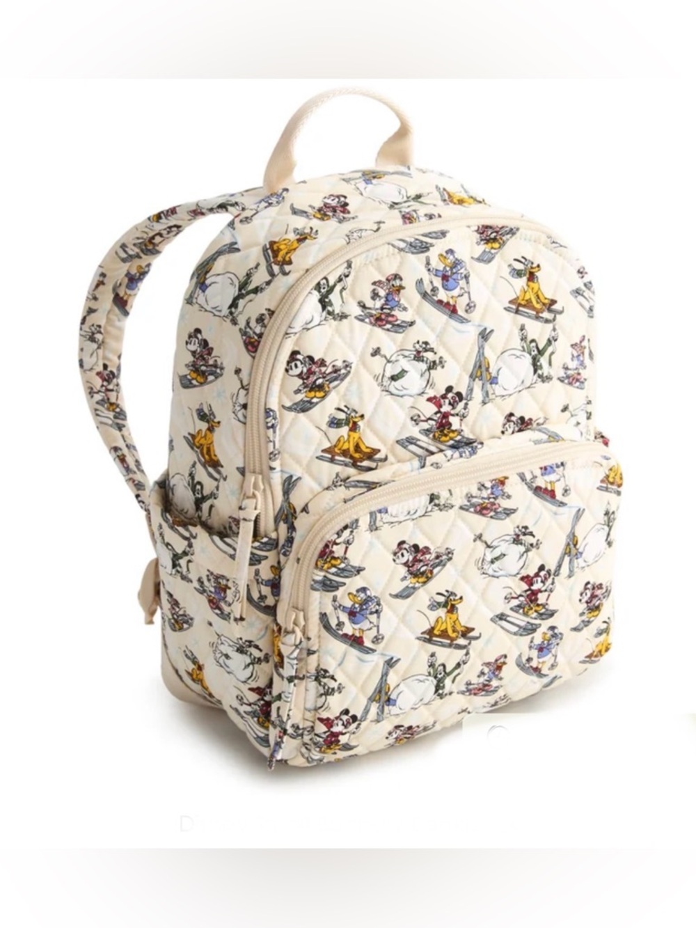 Vera Bradley Disney Small Banbury Backpack in Downhill Skiing Mickey And Friends